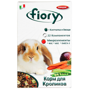 Корм сухой Fiory для кроликов Karaote
