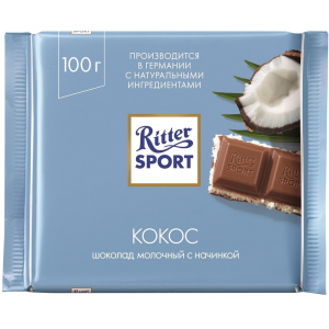 Шоколад Ritter Sport "Кокос" молочный