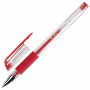 Ручка гелевая BRAUBERG Number One красный