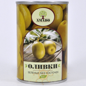 Оливки зеленые без косточек в Amado