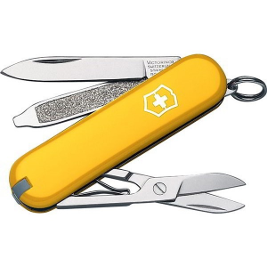 Нож -брелок Victorinox Classic SD 0.6223.8 (58 мм, желтый)