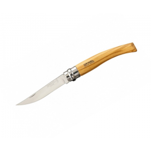 Нож складной филейный Opinel Slim 08 клинок 8 см рукоять бук
