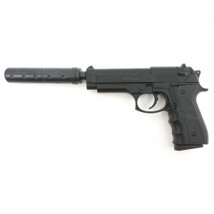 Страйкбольный пистолет Galaxy G.052A (Beretta 92 с глушителем)