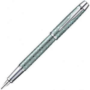 Parker 1906731 Перьевая ручка I.M. Premium Vacumatic F224, Emerald Pearl CT (перо F)