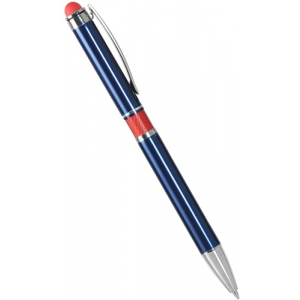 Portobello 16BP3016-030-060 Шариковая ручка со стилусом Trend IP Aurora, Blue / Silver / Red