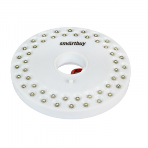 Светодиодный фонарь 48 LED с карабином для подвешивания Smartbuy 3AA, белый (SBF-8254-W)/120, цена за 1 шт