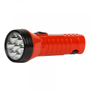 Аккумуляторный светодиодный фонарь 7 LED с прямой зарядкой Smartbuy, красный (SBF-95-R)/120, цена за 1 шт