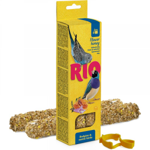 Лакомство для птиц Rio Палочки для волнистых попугайчиков и экзотов с медом