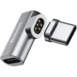 Переходник USB Type C-USB Type C (Baseus Mini Magnetic Type-C Elbow Adapter Converter CATCX-0G)