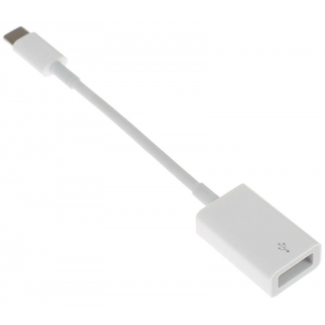 Адаптер APPLE MJ1M2ZM/A, USB Type-C (m), USB A(m), 0.11м