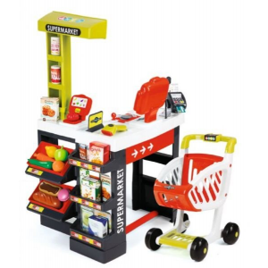 Магазин игровой детский Smoby Супермаркет с тележкой 350210