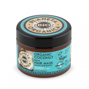 Planeta Organica, Маска для волос Organic Coconut, 300 мл