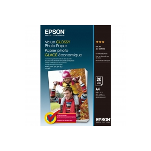 Фотобумага Epson Value Glossy Photo Paper A4 183g/m2 20 листов C13S400035