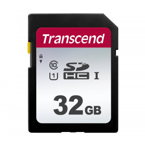 Карта памяти TRANSCEND SDHC 32GB 300S UHS-I U1 Class10 TS32GSDC300S