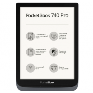 Электронная книга PocketBook 740 Pro PB740-2-J-WW Metallic Grey