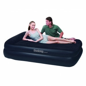 Надувная кровать со встроенным насосом bestway premium bed-air pump 203х152х46см 67403 bw