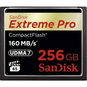Карта памяти Sandisk Extreme PRO CompactFlash 160MB/s 256Gb (SDCFXPS-256G-X46)