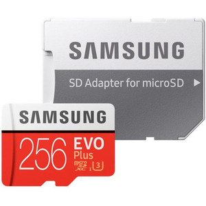 Карта памяти Samsung EVO Plus MicroSD 256GB (MB-MC256GA/RU)