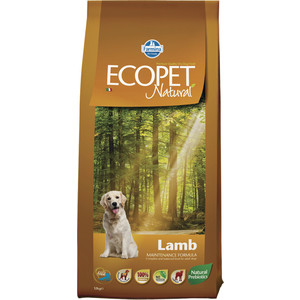 Корм сухой Farmina Ecopet Natural для взрослых собак с ягненком
