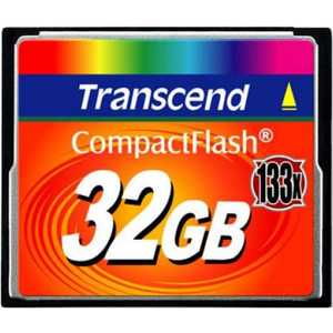 Карта памяти TRANSCEND CompactFlash 32GB 133x Ultra Speed (TS32GCF133)