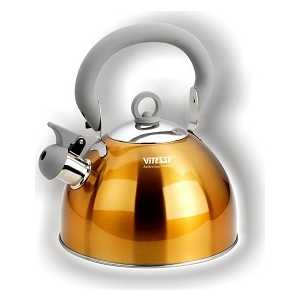 Чайник для плиты Vitesse VS-1114 золотистый VS-1114 Gold