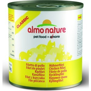 Консервы Almo Nature Classic Adult Cat with Chicken Fillet с куриным филе для кошек 280г (3746)