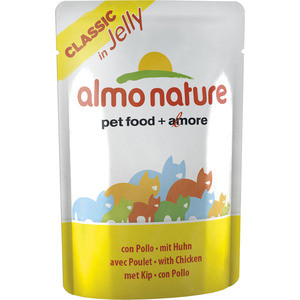 Паучи Almo Nature Classic in Jelly Adult Cat with Chicken с курицей в желе для кошек
