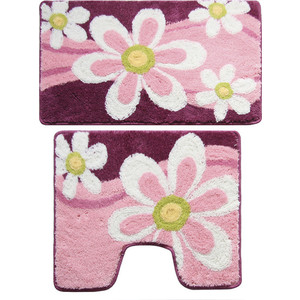 Комплект ковриков для ванной Milardo Merry Camomile 2 шт 360PA68M13