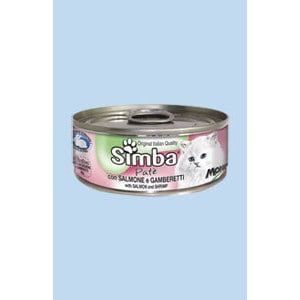 Консервы Simba Petfood Cat Pate with Salmon and Shrimp с лососем и креветками паштет для кошек