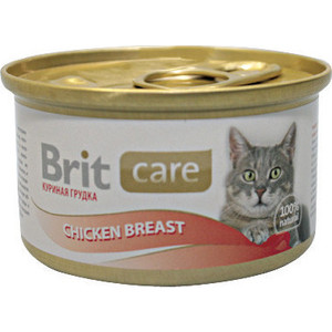 Консервы Brit Care Cat Chicken Breast с куриной грудкой для кошек