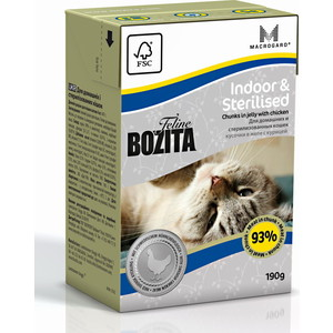 Bozita Indoor Sterilised консервы для стерилизованных кошек