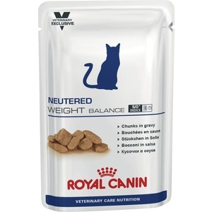 Паучи Royal Canin ВКН Neutered Weight Balance диета для стерилизованных кошек склонных к полноте