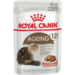 Консервы Royal Canin "Ageing12", для кошек старше 12 лет, мелкие кусочки в соусе, 85 г 488001