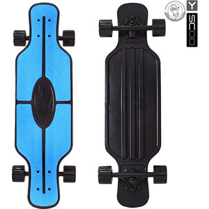 Скейтборд RT 408-B Longboard Shark TIR 31'' пластик 79х22 с сумкой BLUE/black