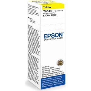 Чернила EPSON T6644 Yellow для L100/L110/L200/L210/L300 70мл C13T66444A