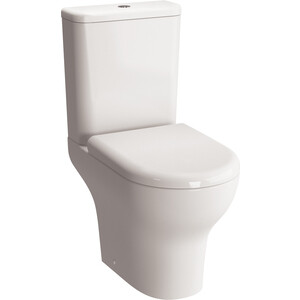 Комплект Vitra Zentrum Rim-Ex: унитаз напольный, бачок, сиденье стандартное, 9824B003-7206, белый