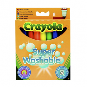 Фломастеры Crayola, для малышей смывающиеся 8 цв. 8324
