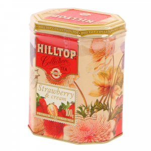 Чай черный Hilltop "Strawberry with Cream"