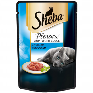 Корм для кошек SHEBA Pleasure Тунец и лосось