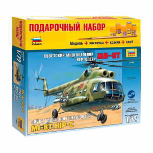 ЗВЕЗДА Сборная модель Советский многоцелевой вертолёт Ми-8Т (7230)