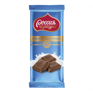 Шоколад Россия щедрая душа Очень молочный 90 г