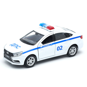Игрушка модель машины Welly LADA Vesta Полиция ДПС 1:34-40