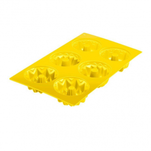 Форма для выпечки 6 маффинов Westmark Silicone жёлтая 3017227Y
