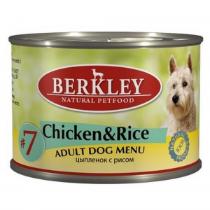 Корм для собак Berkley № 7 цыпленок с рисом