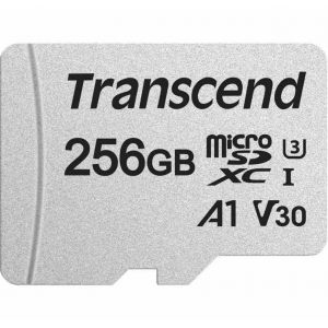 Карта памяти Transcend microSDXC Class 10 UHS-I U3 V30 A1 TS256GUSD300S-A 256GB