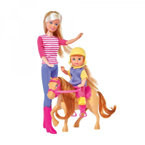 Кукла Simba Steffi Love Штеффи и Еви с пони на ферме 29 см