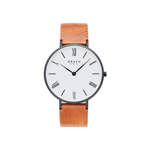 fashion наручные мужские часы Obaku V283GXBWRZ-DIB. Коллекция Leather