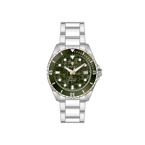 Швейцарские наручные мужские часы Wainer WA.25300C. Коллекция Automatic