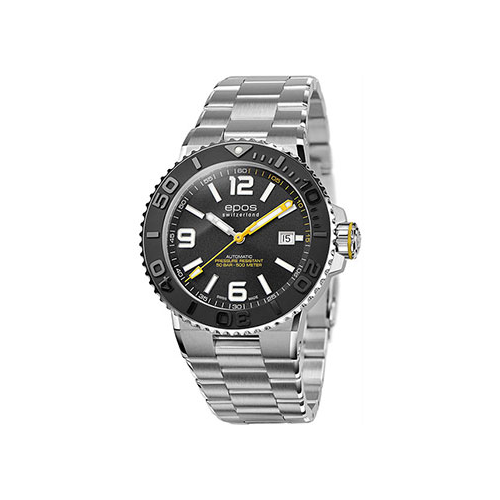 Швейцарские наручные мужские часы Epos 3441.131.20.55.30. Коллекция Sportive Diver