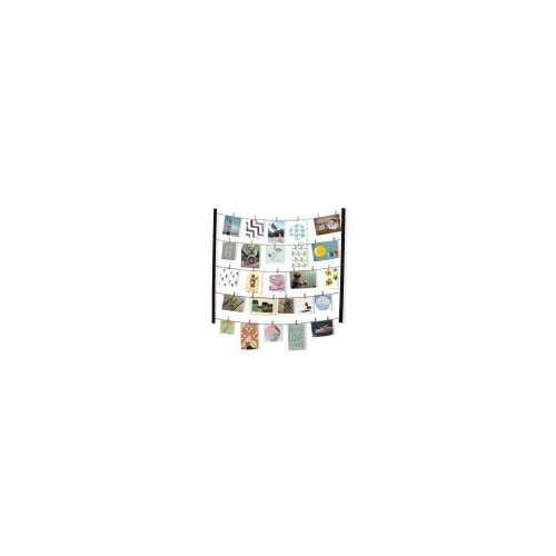 Umbra Панно с зажимами для 40 фото HANGIT чёрный арт. 315000-040